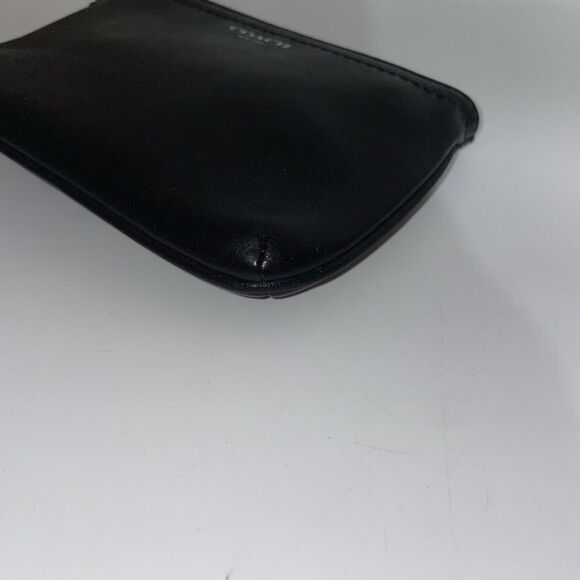 Coach Black Leather Wristlet - Picture 6 of 9